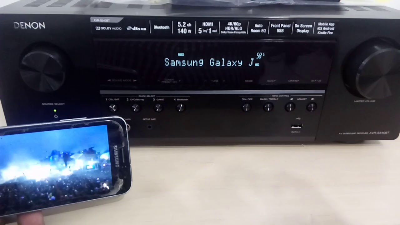 RECEIVER DENON AVR S540BT - 2018