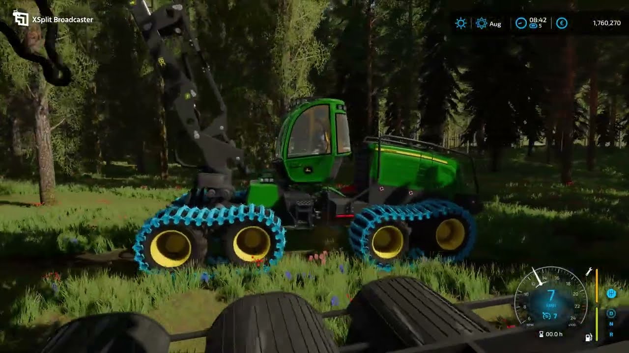 FS22: Timelapse (1), Skogsbruk på Björkbacken