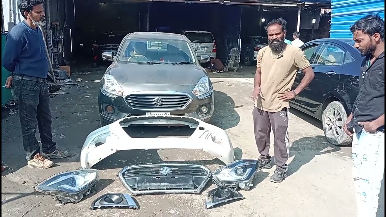 2018 Maruti Suzuki Dzire Cnverted to 2023 Model✅️💯 #FullRestoration #MarutiDzire2023 #SKCarDetailing