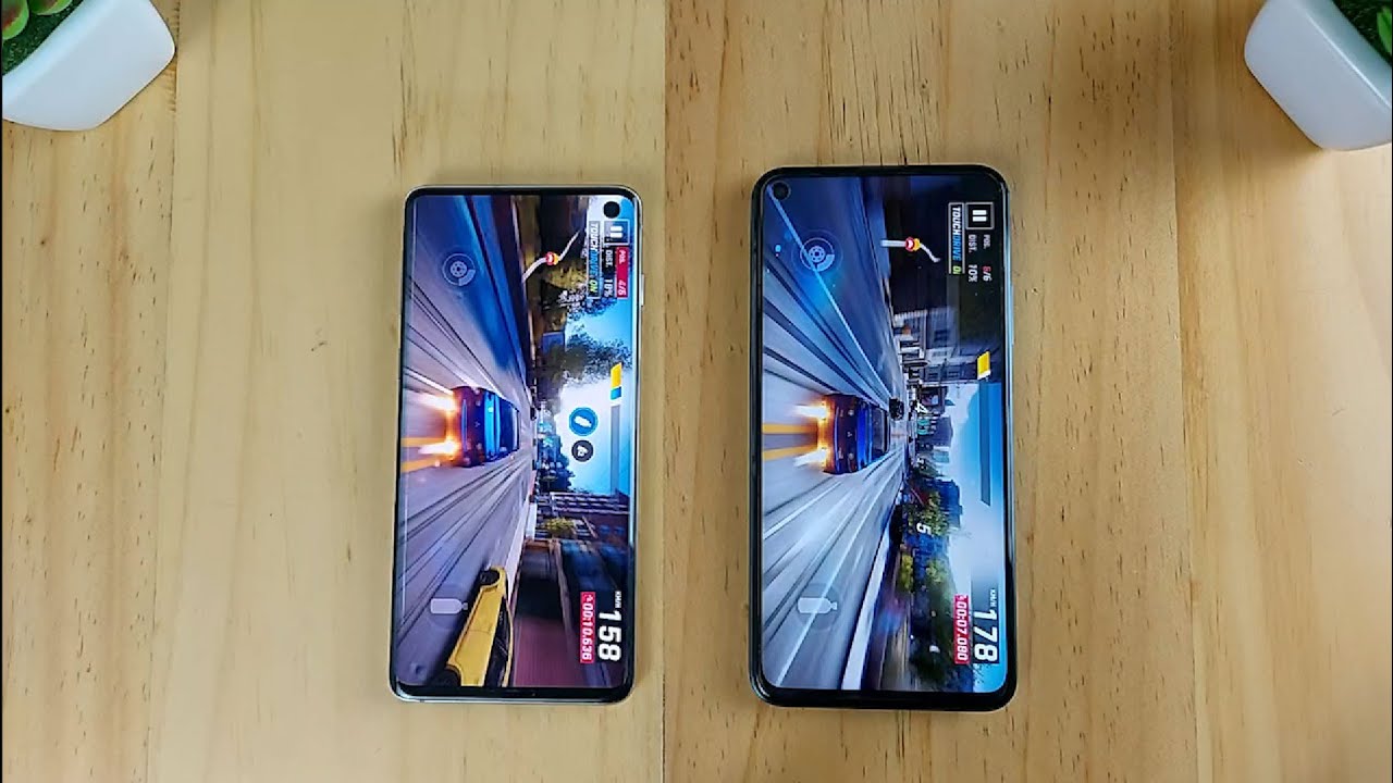 Samsung S10 vs Huawei Nova 5T | Fingerprint, Video Display, Speedtest, Camera Comparison