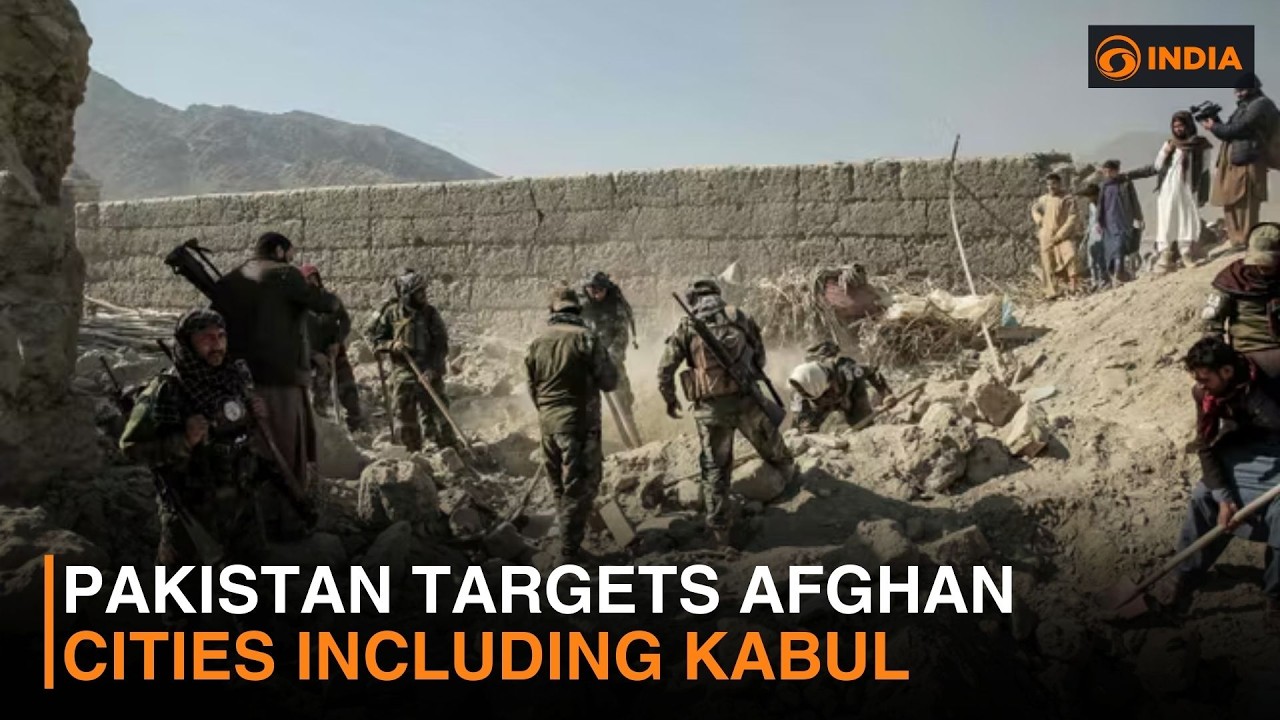 Pakistan targets Afghan cities including Kabul | DD India