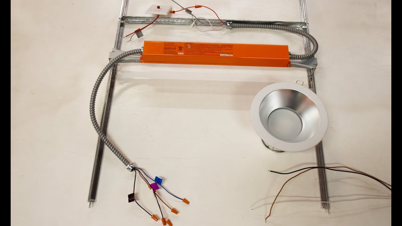 Installation of LED Emergency Battery Driver for LED Product with Internal Driver
