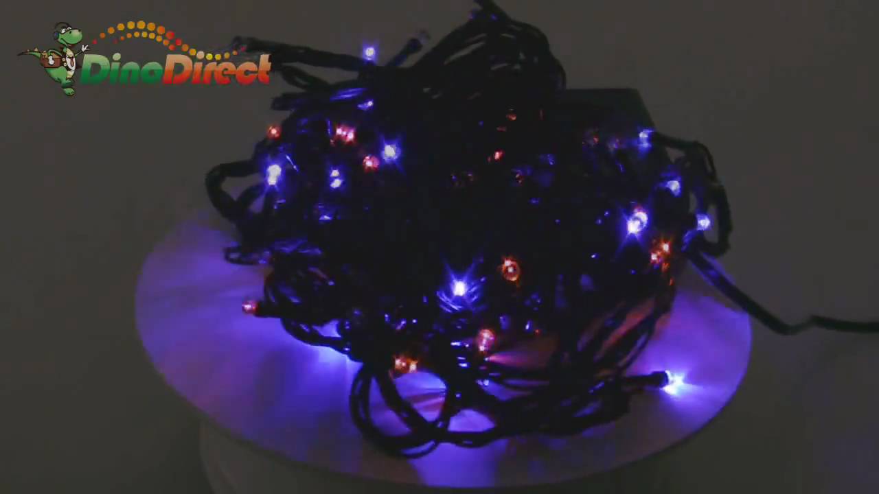 10m 32ft 100 Bulbs Christmas Party Multi-color LED String Flashing Lights (220V