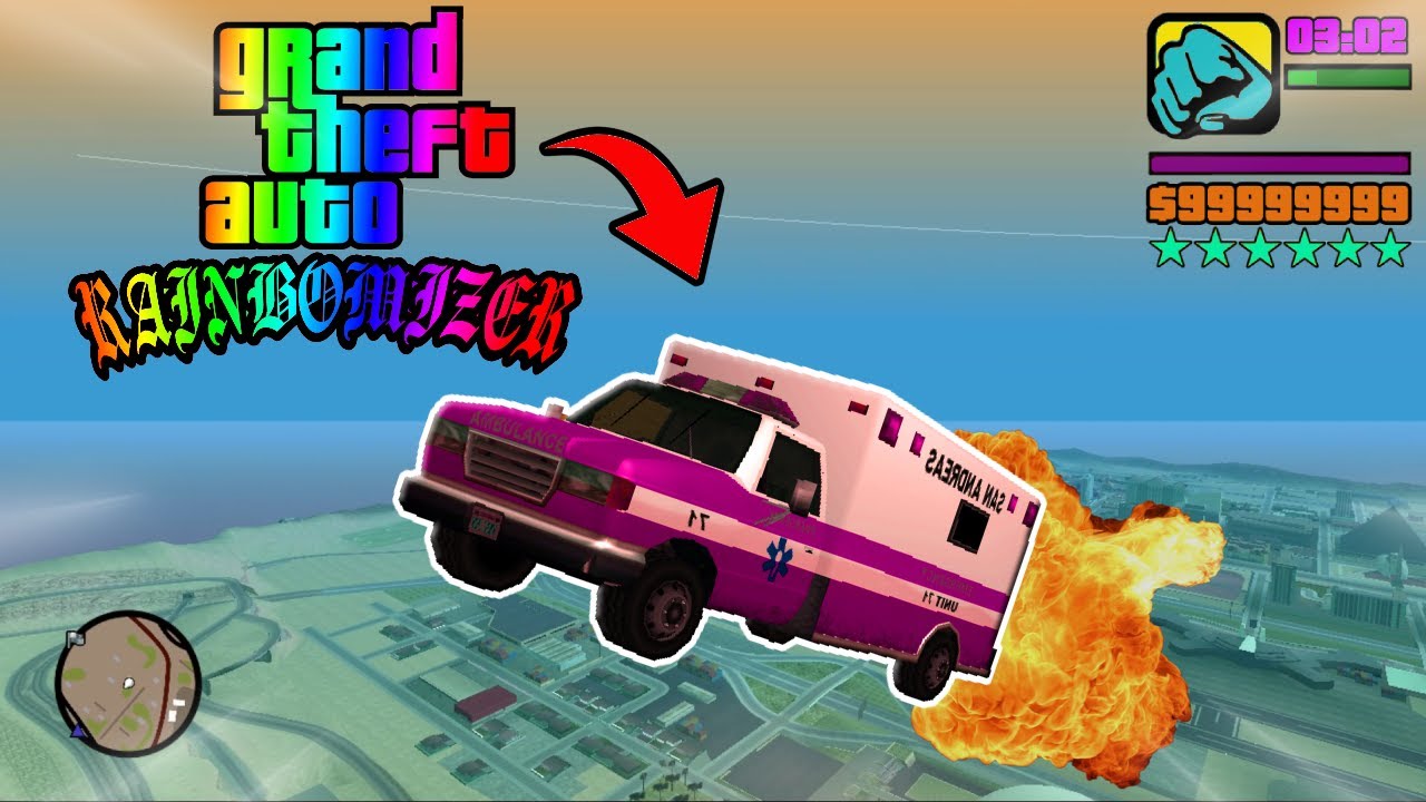 GTA SAN ANDREAS BUT IT'S RUINED BY RAINBOMIZER MOD