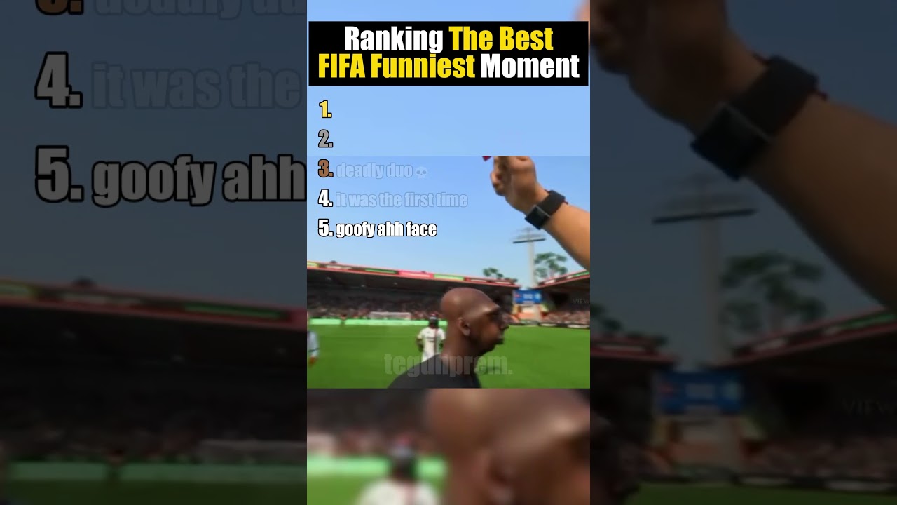 Ranking The Best FIFA Funniest Moment #fifa #eagames #football #shorts