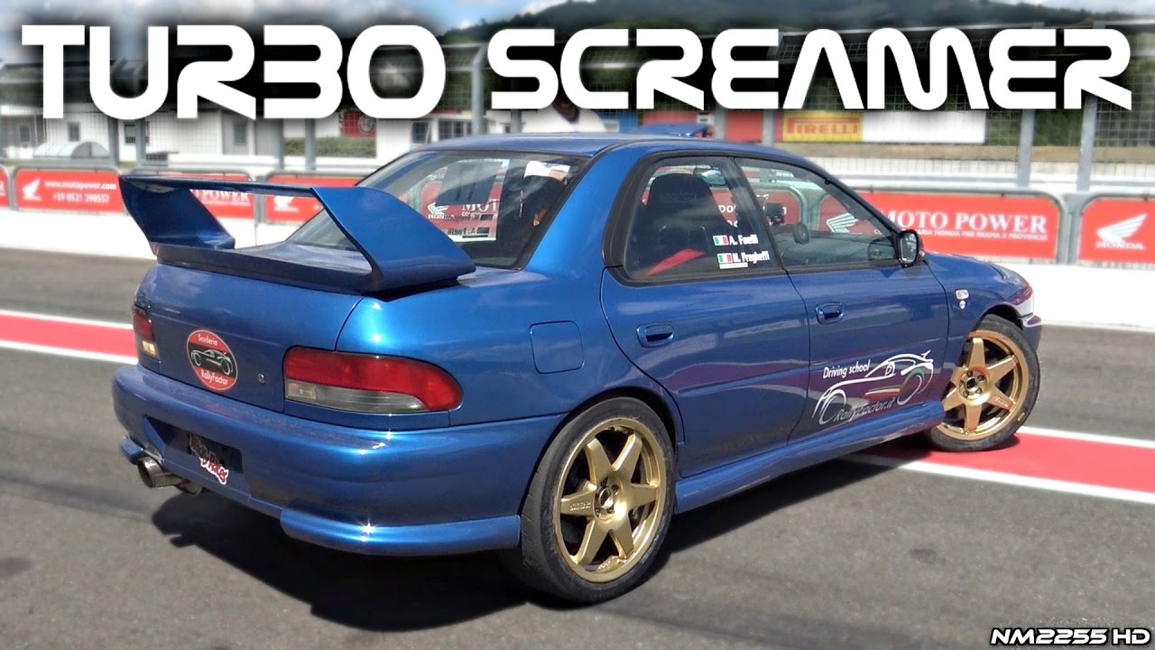 Subaru Impreza STi GC8 with LOUD SCREAMER Pipe OnBoard Sounds!!