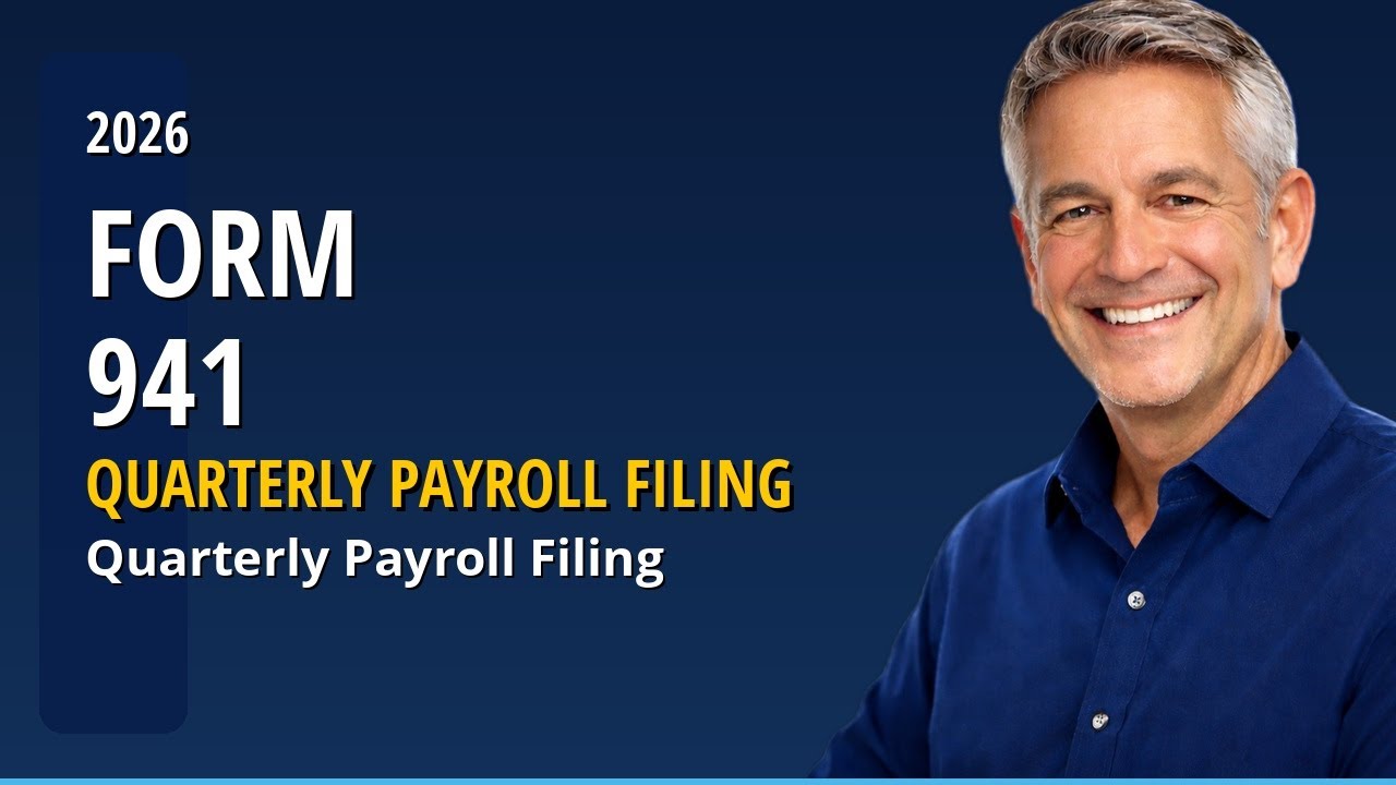 How To File Form 941 Quarterly Payroll Tax Return 2026