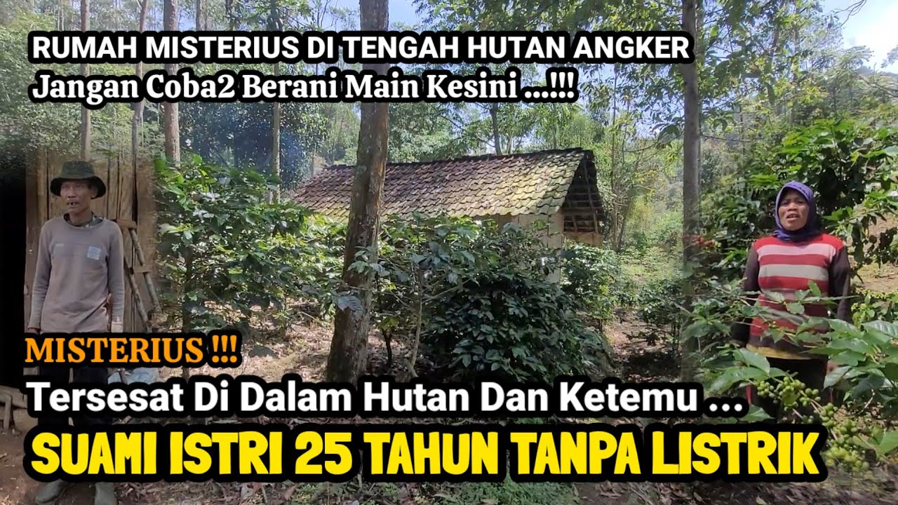 TAK MASUK AKAL ‼️ ADA SUAMI ISTRI TINGGAL DI RUMAH UNIK ANGKER TENGAH HUTAN BELANTARA BANDUNG