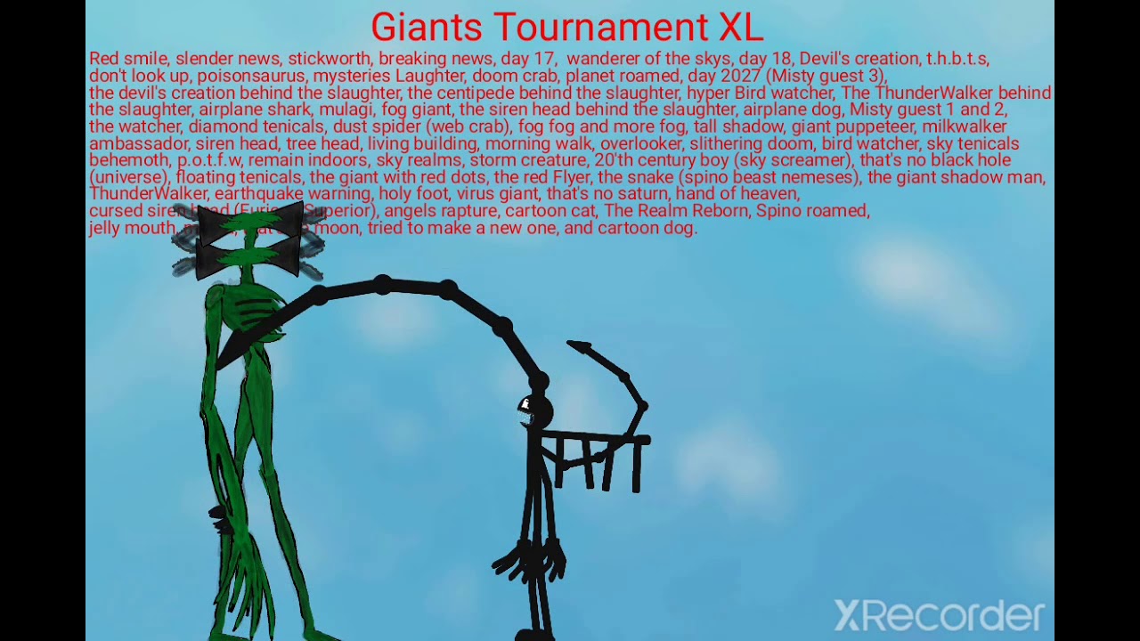 Giants Tournament XL