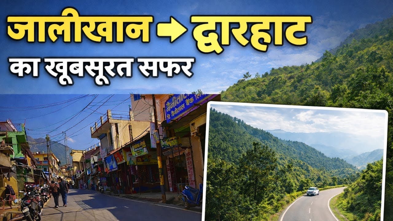 जालीख़ान से द्वाराहट का ख़ूबसूरत सफ़र | Kumaon Uttrakhand Road Journey #jalikhan #dwarahat #travel 