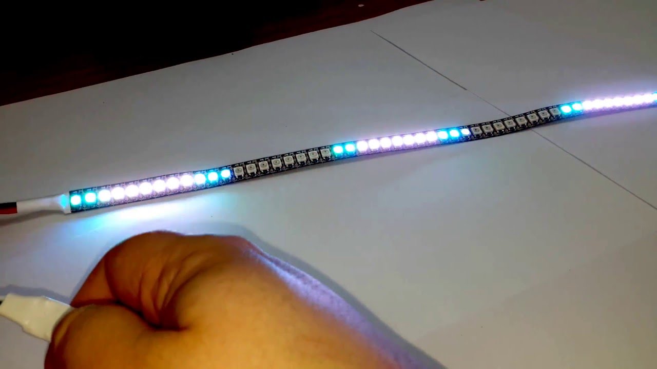 SP002E driver + taśma ws2812b +144 led/m