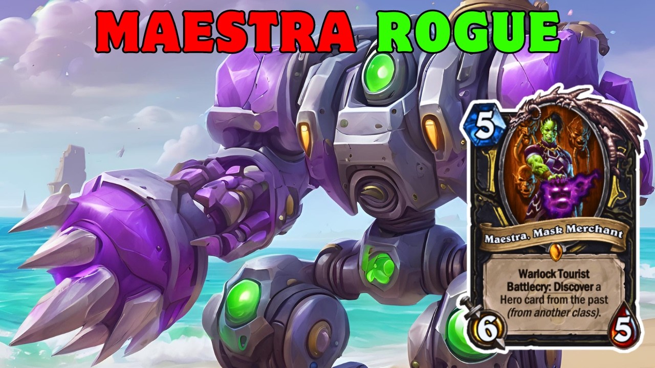 I Just Like Drilly ► Mini-Set Maestra Rogue Deck to Climb ► Hearthstone Standard 30.4.3