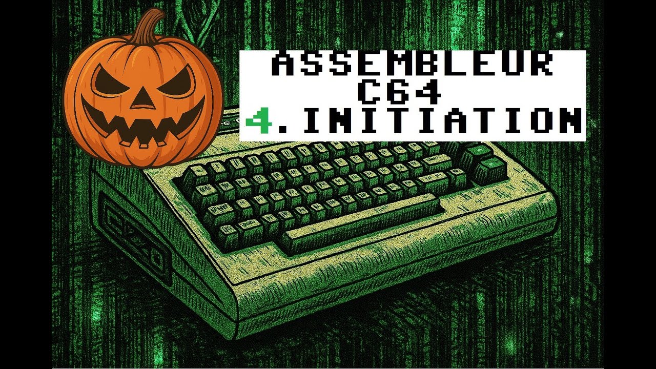 4. Assembleur Commodore 64 avec CBM PRG Studio - Sprites Halloween