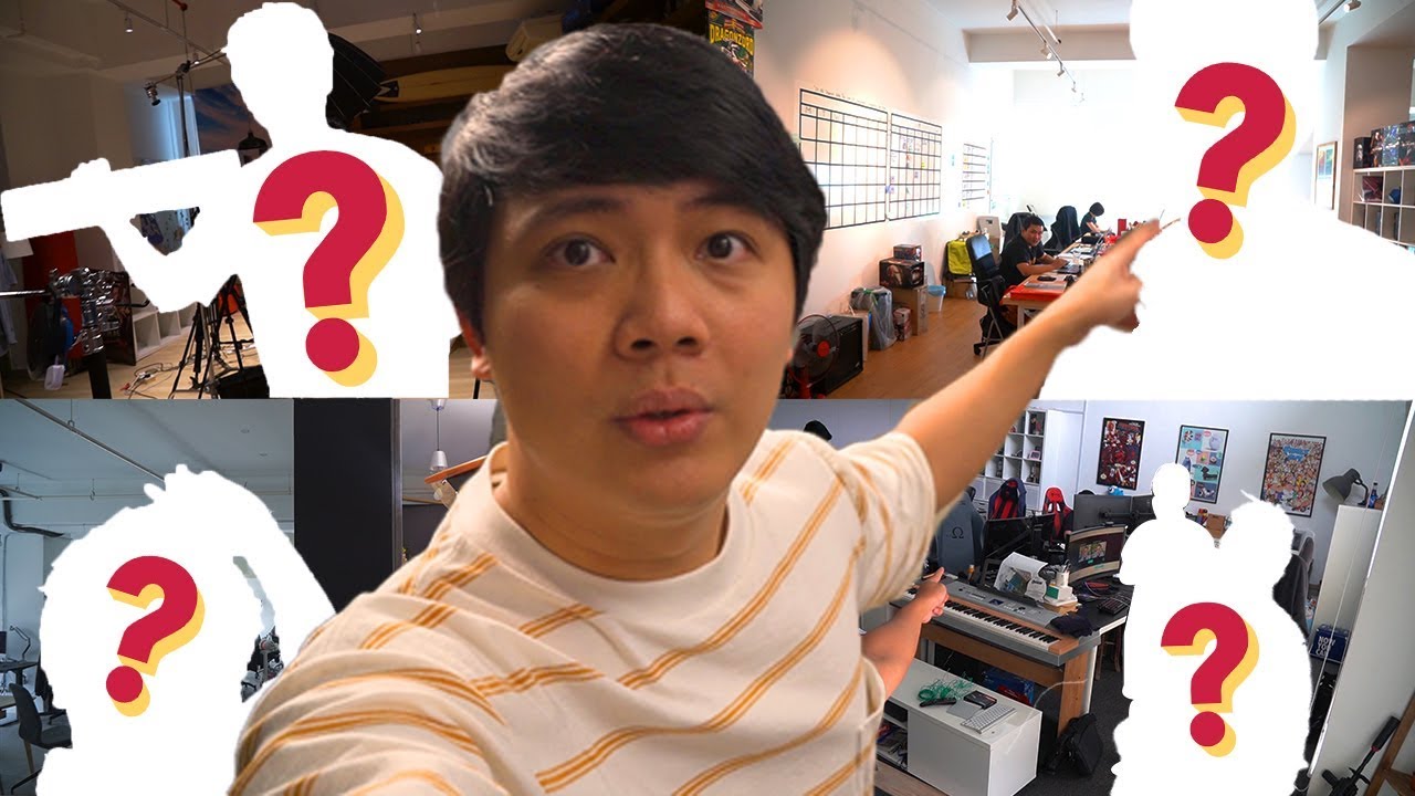 visiting ALL the other Youtubers' studios (mega studio tour)