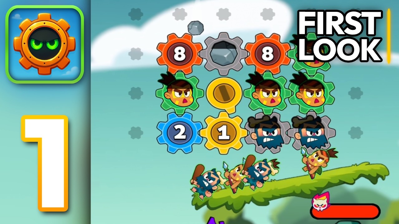 Gear Fight! - Walkthrough Gameplay Part 1 - Tutorial (iOS, Android)