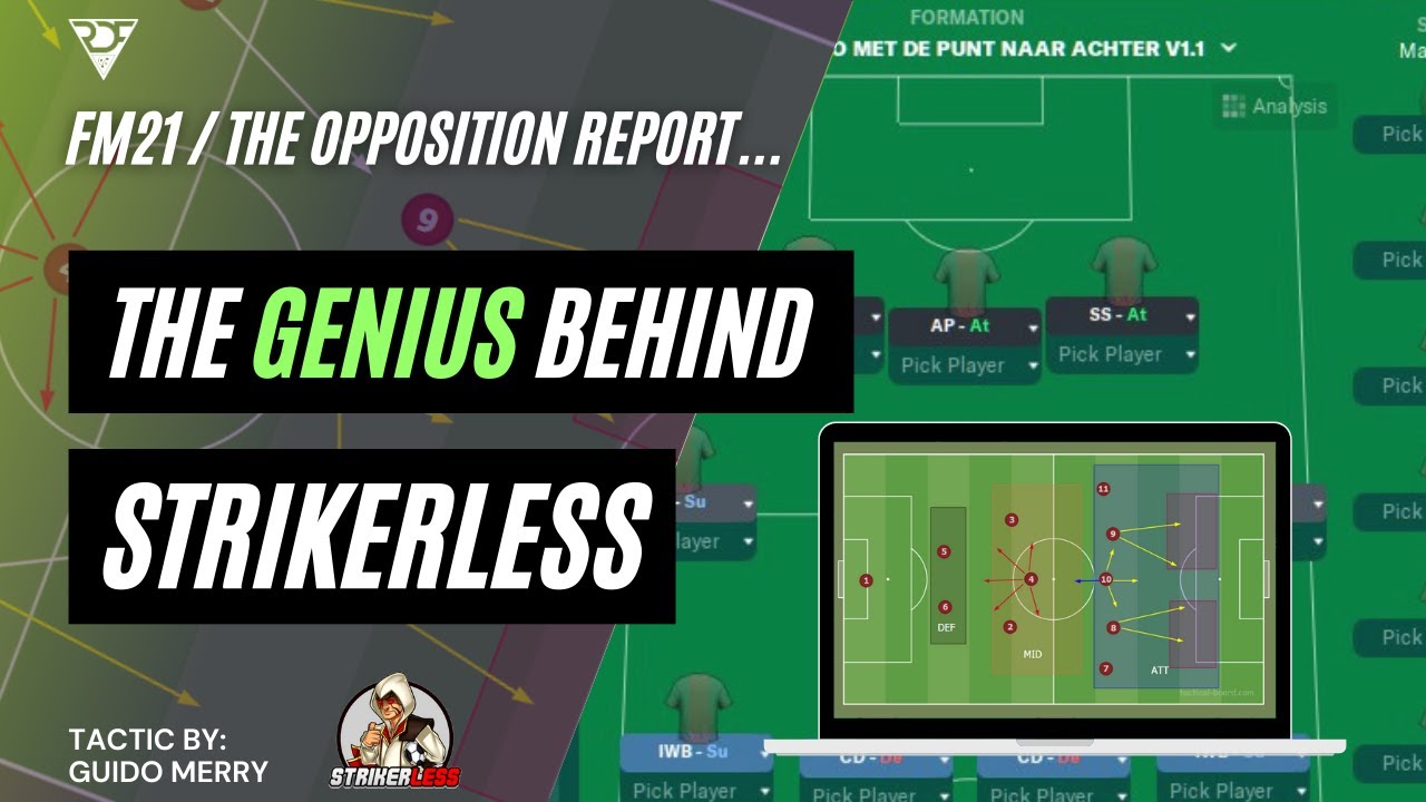 The GENIUS Behind Strikerless Tactics | The Opposition Report E01 | Best FM 21 Tactics