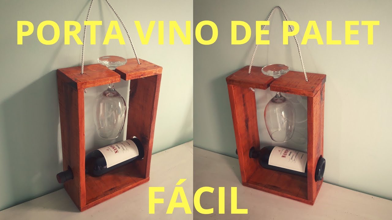 VINOTECA DE MADERA PALETS / Para Bar Palets