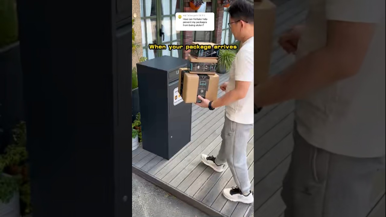 How does #feliluke help protect your packages from being stolen? #packagedelivery #modernmailbox