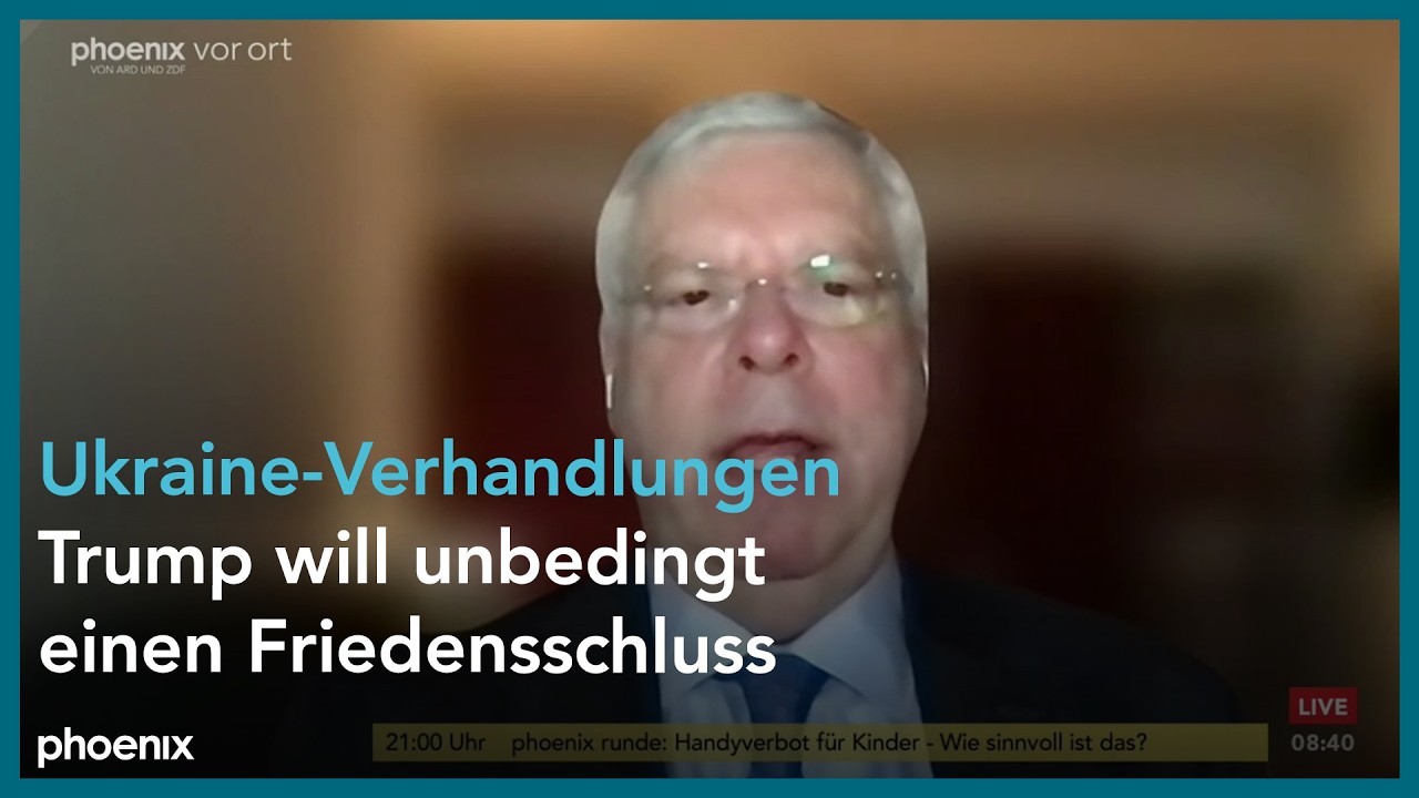 phoenix tagesgespräch mit Jürgen Hardt zu den Ukraine-Verhandlungen am 11.12.25
