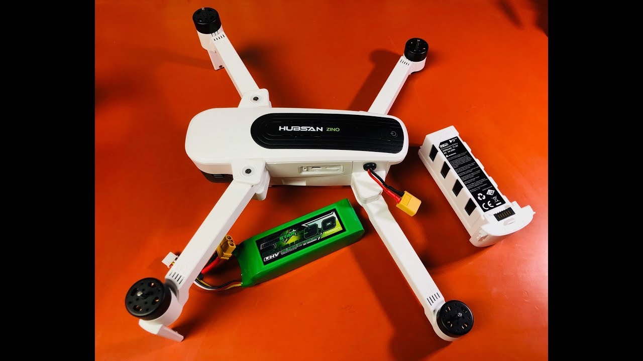 HUBSAN ZINO - XT-60 BATTERY MOD - SWITCHABLE BETWEEN STOCK BATTERY & MOD BATTERY