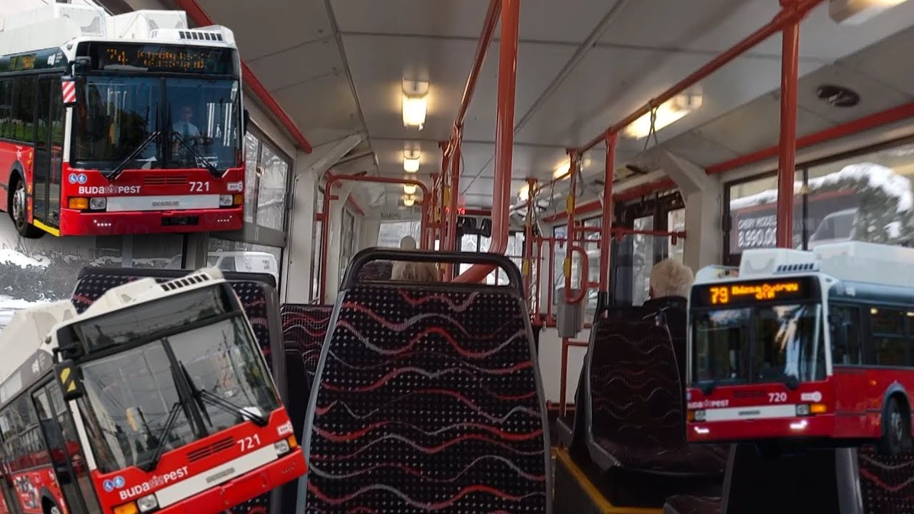 Utazás a 70-es vonalon az ország egyetlen működőképes Ikarus 412.81GT-jével egy havas pénteki napon