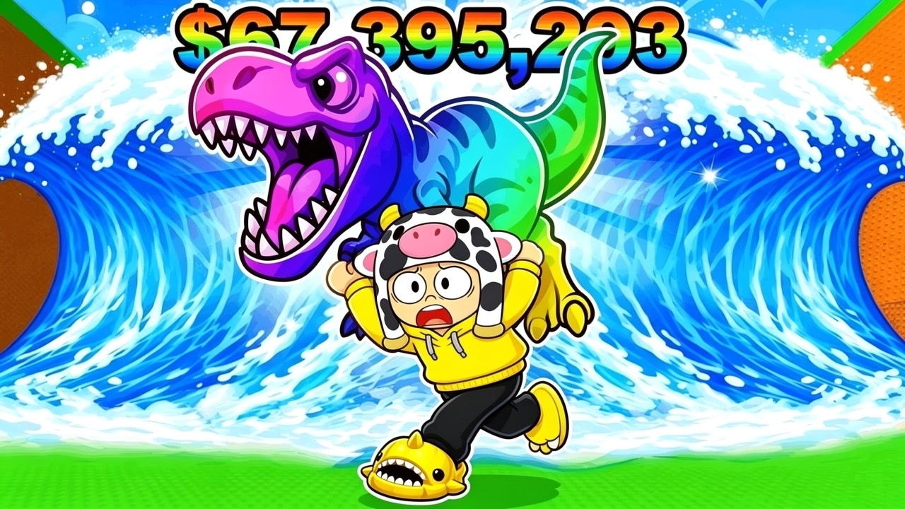 SALVE os DINOSSAUROS da TSUNAMI GIGANTE !