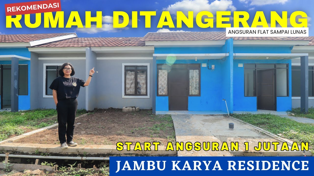 Rumah Cicilan 1 Jutaan Flat Sampai Lunas di Tangerang DP Ringan Bebas Banjir - Jambu Karya Residence