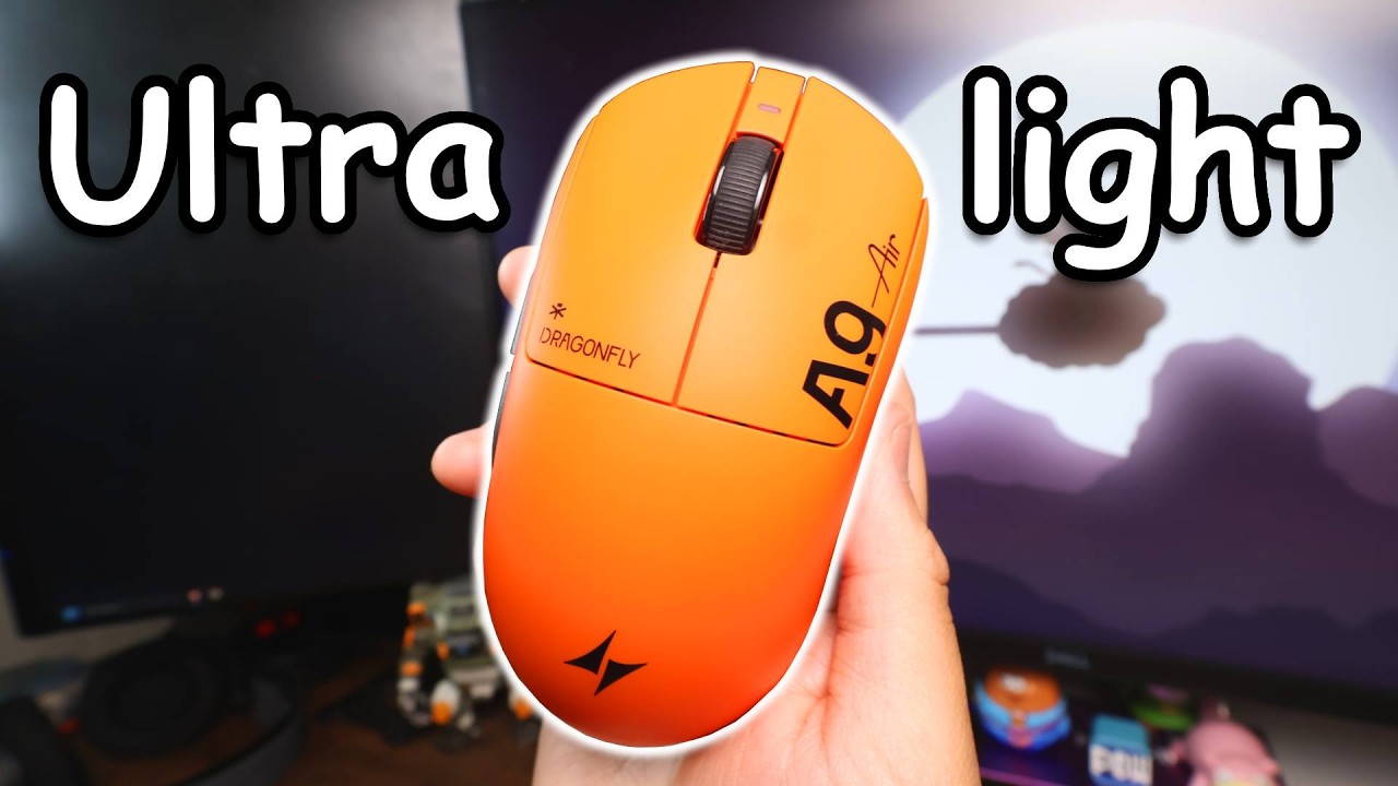 Сверхлегкая игровая мышь ATK! | Обзор ATK Dragonfly A9 Air