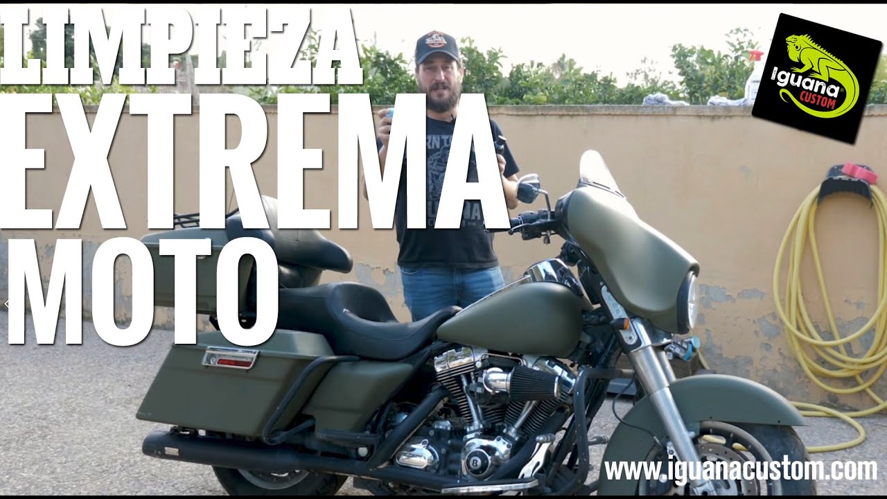 Tu moto como nueva! Pruebas de productos de limpieza by Iguana Custom
