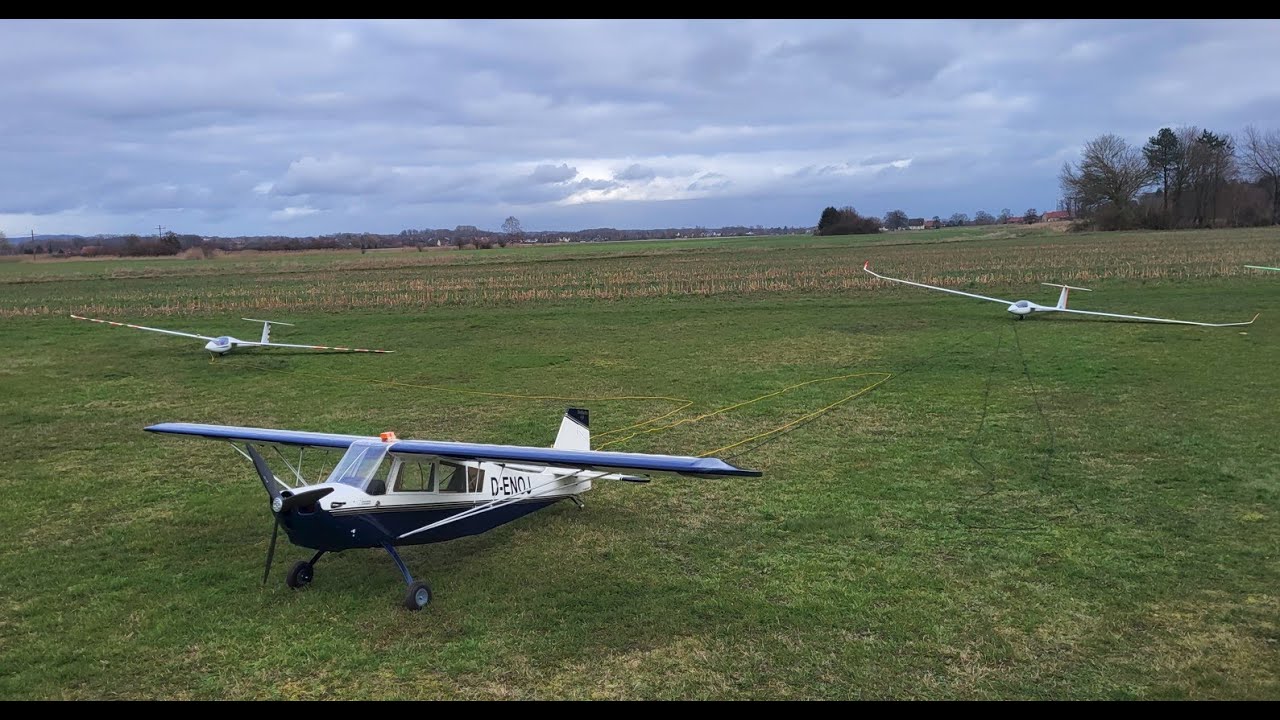 Doppelschlepp - Training beim MSV Melle für Flugtag 2023 in Oerlinghausen
