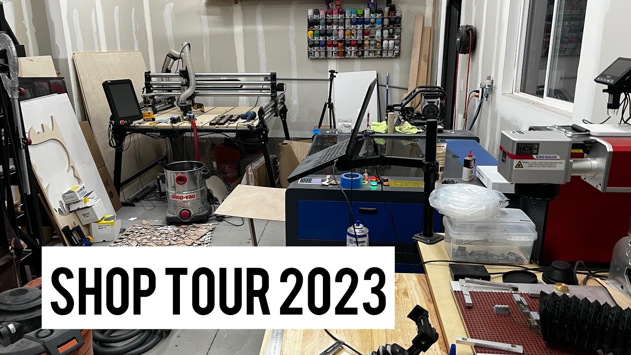 Laser and CNC Shop Tour | OMTECH | ONEFINITY MASSO