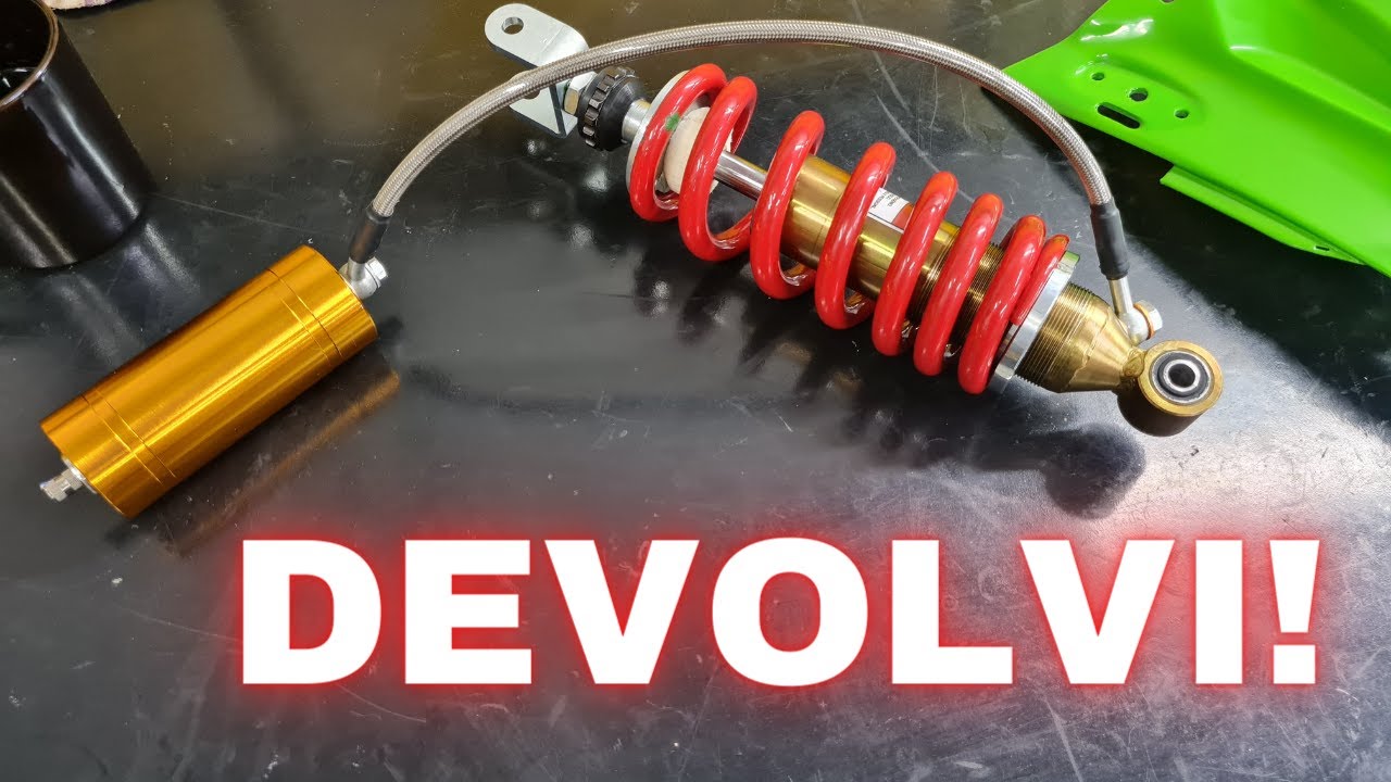 DEVOLVI O AMORTECEDOR A GÁS PARA A CB500X! RECONDICIONEI O ORIGINAL E FICOU EXCELENTE!