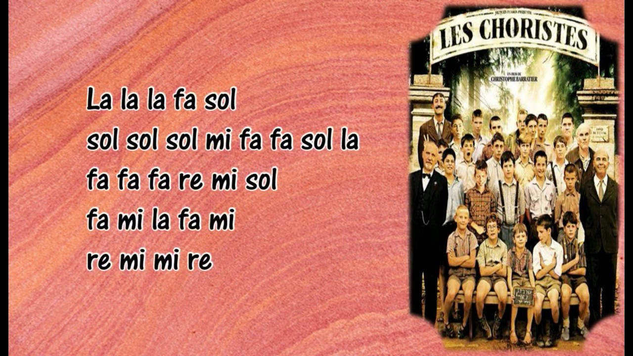 Vois sur ton chemin - flauta (notas) Les Choristes (Los chicos del coro)