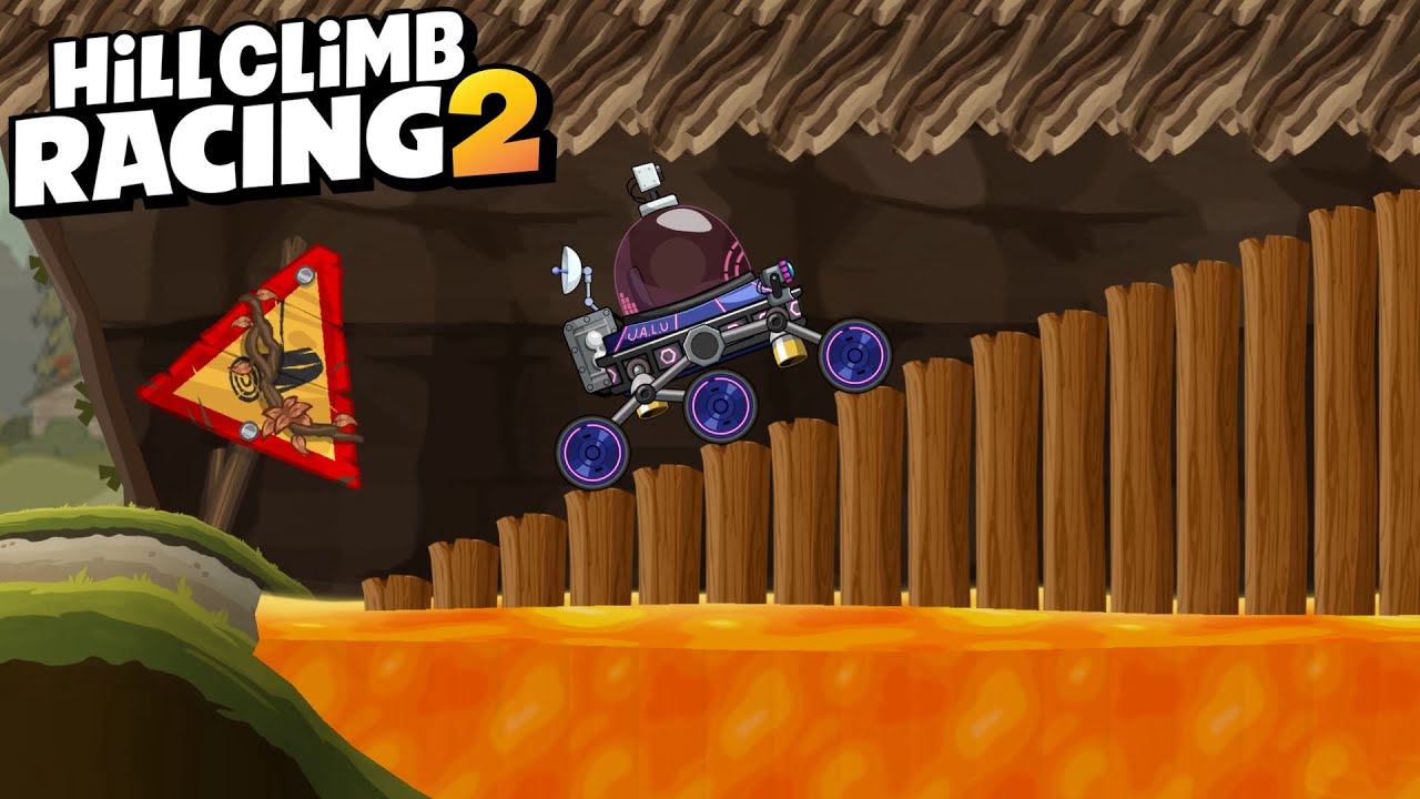 FIRST 5000 METERS IN A SPECIAL MAP WITH MOONLANDER - Hill Climb Racing 2