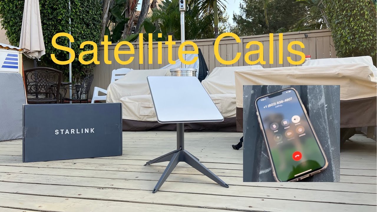 Как совершать звонки по спутниковому телефону с помощью Starlink.