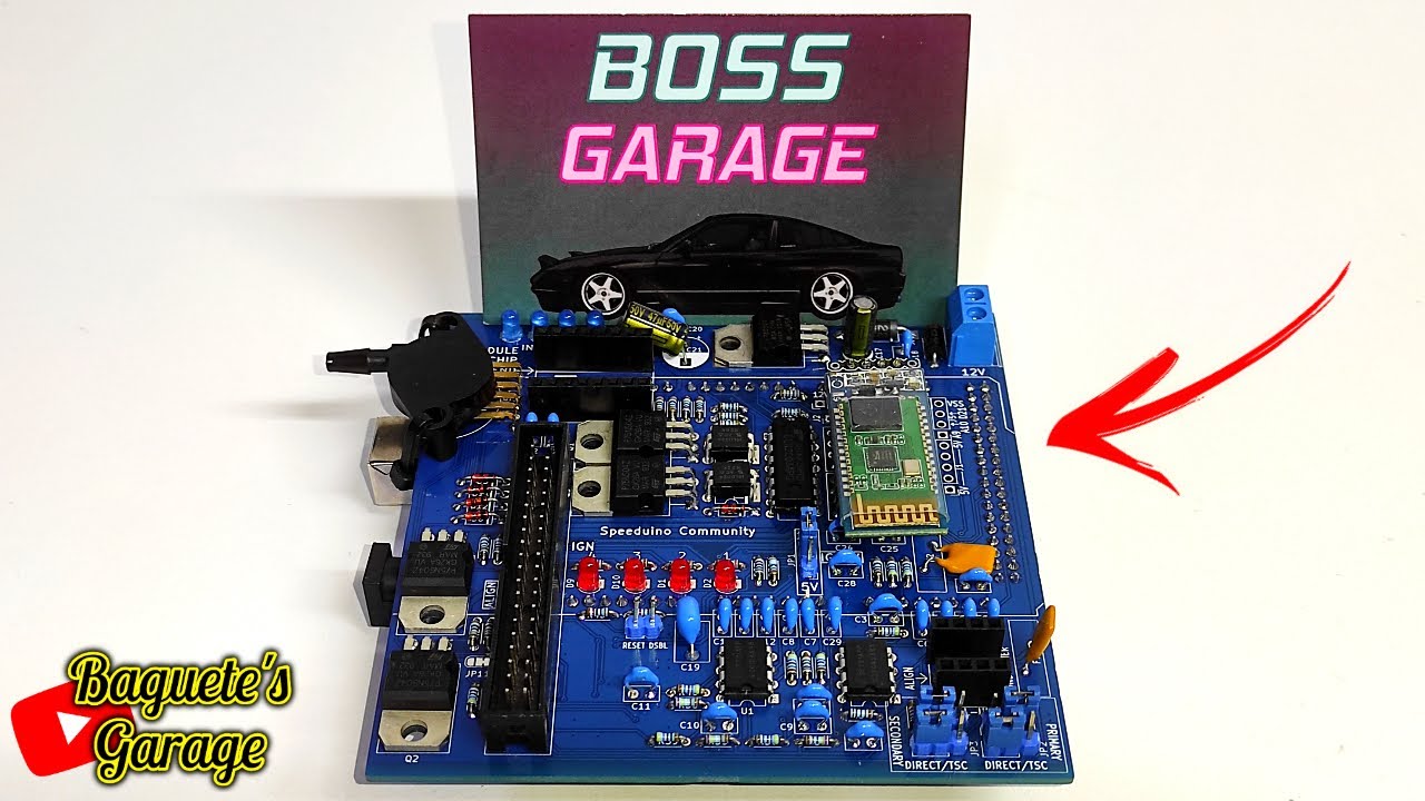 Montei uma CENTRALINA SPEEDUINO com ajuda do BOSS GARAGE