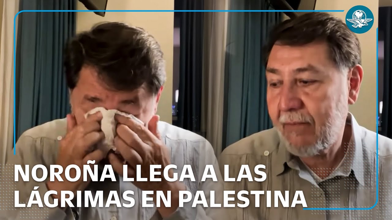 Fernández Noroña se conmueve en Medio Oriente y defiende su viaje a Palestina