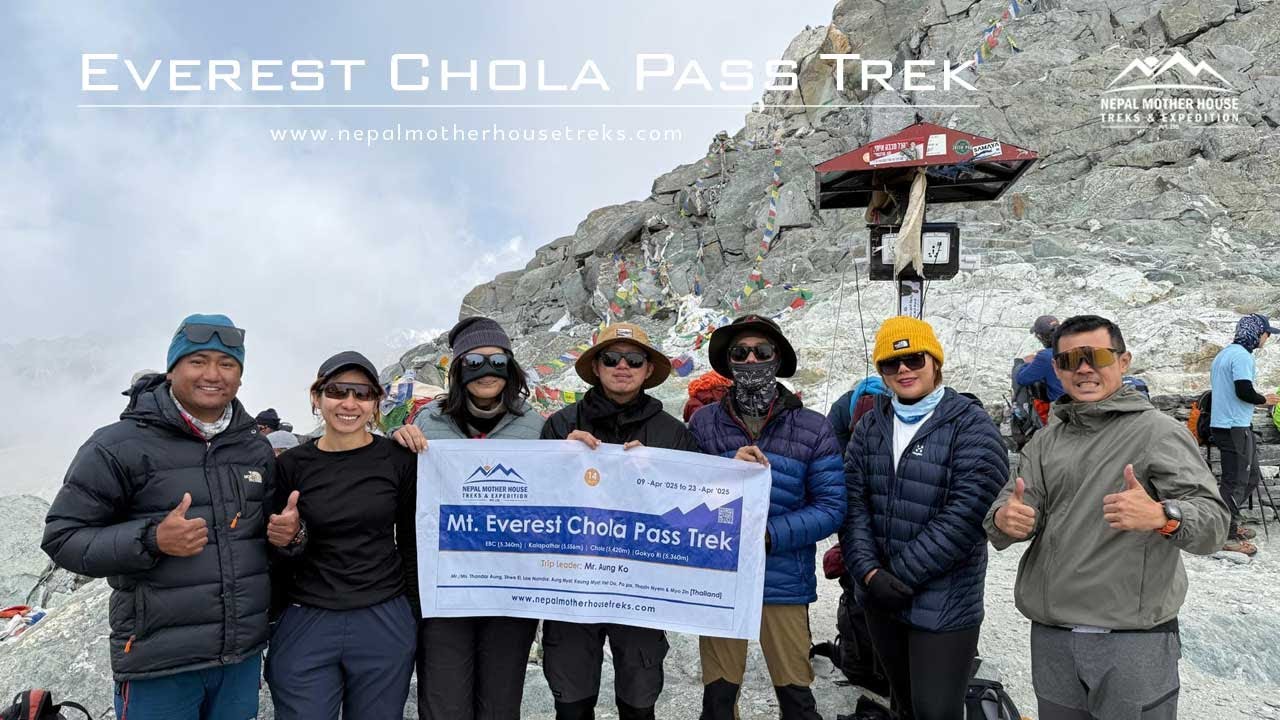 Gokyo Cho La Pass Trek -16 Days  to Everest Base Camp & Kala Patthar | 2025- Spring | Gokyo Ri