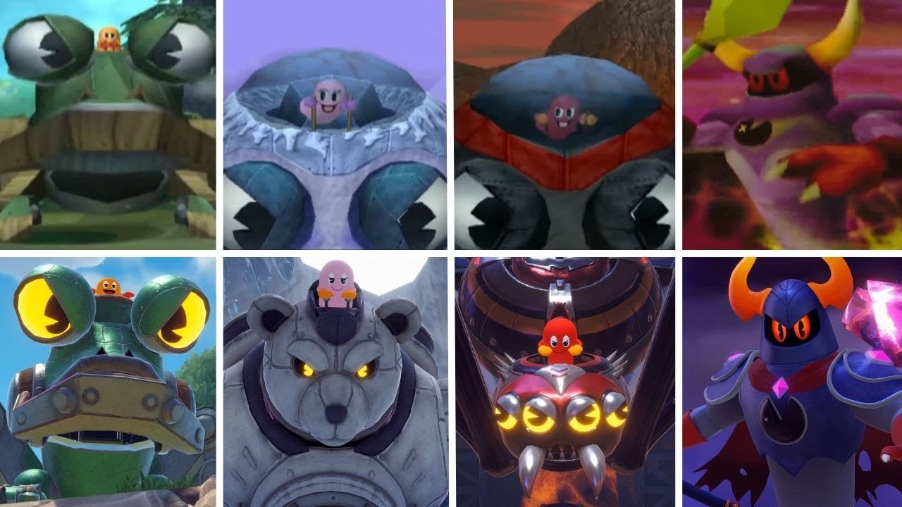PAC-MAN WORLD 2 Re-PAC - All Bosses & Ending Comparison (Re-PAC vs Original PS2)