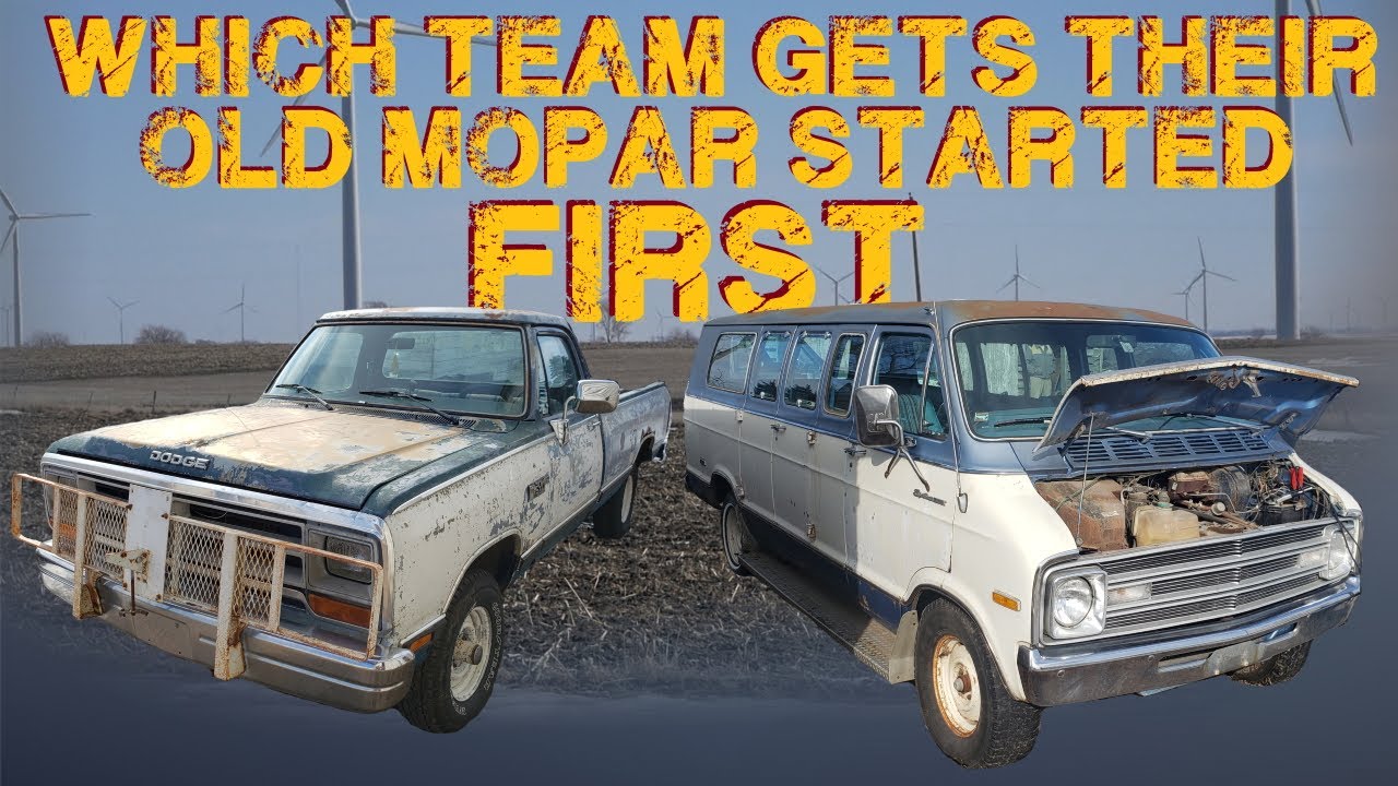 Revival RACES! First Start CHALLENGE with two Old Mopars!