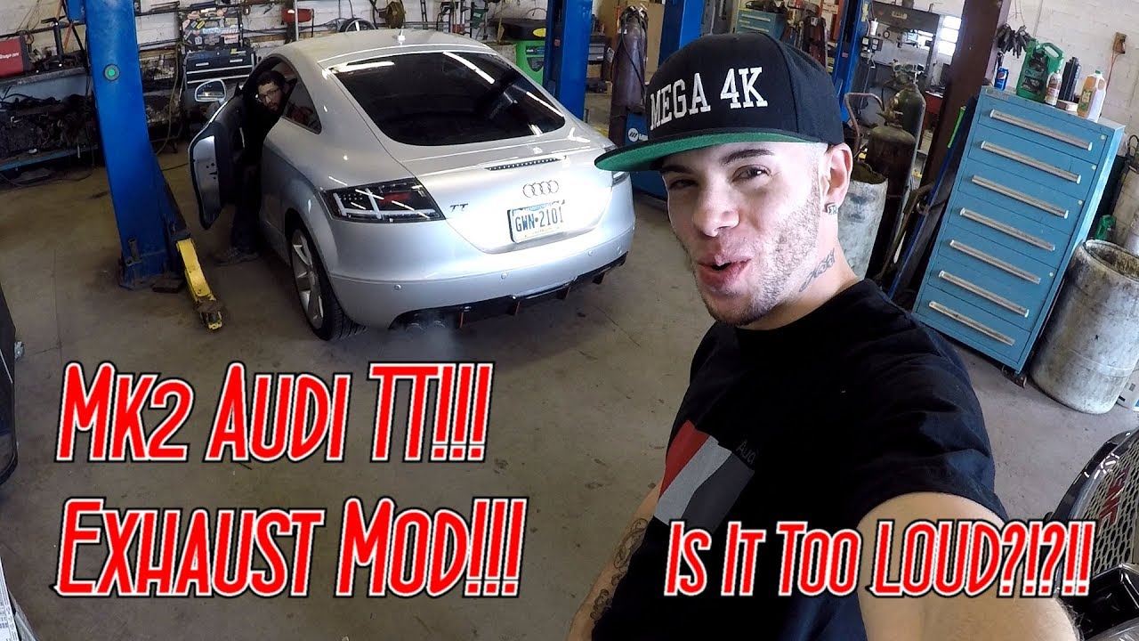 Mk2 Audi TT!!! Muffler delete!!! Is It Too LOUD?!?!? Exhaust Mod!!!