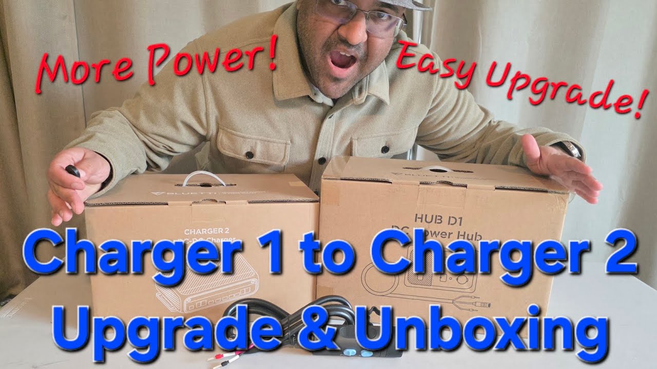 Bluetti Charger 2 Unboxing and Upgrade from Charger 1 | More Power! Easy Upgrade! 