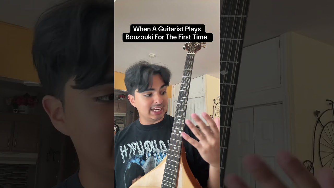 When a guitarist plays bouzouki for the first time