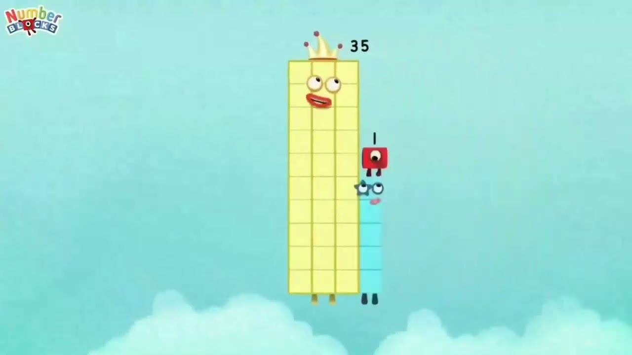 Numberblocks The Big One Reversed x8