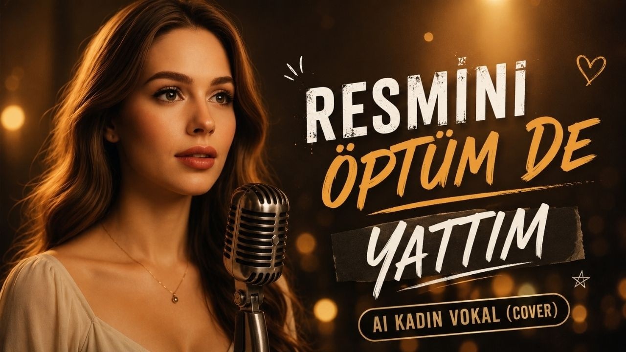 Resmini Öptüm de Yattım ~ AI Kadın Vokal (Cover)