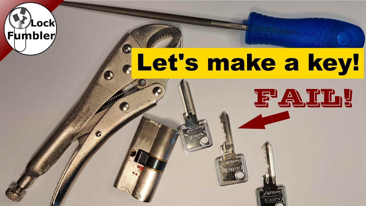 [188] Everything goes wrong trying to impression this key 🤦‍♂️ for this ABUS C83