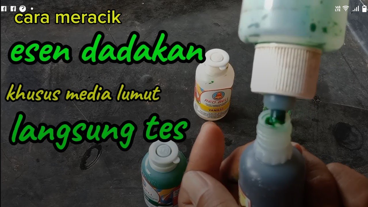 cara membuat esen dadakan khusus media lumut...untuk nila /mujaer langsung tes