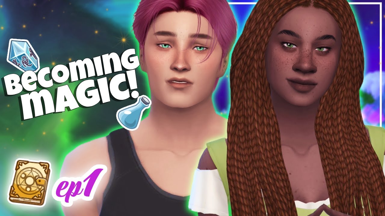 *NEW* BECOMING A SPELLCASTER!🧙‍♂️ The Sims 4: Realm of Magic #1🔮