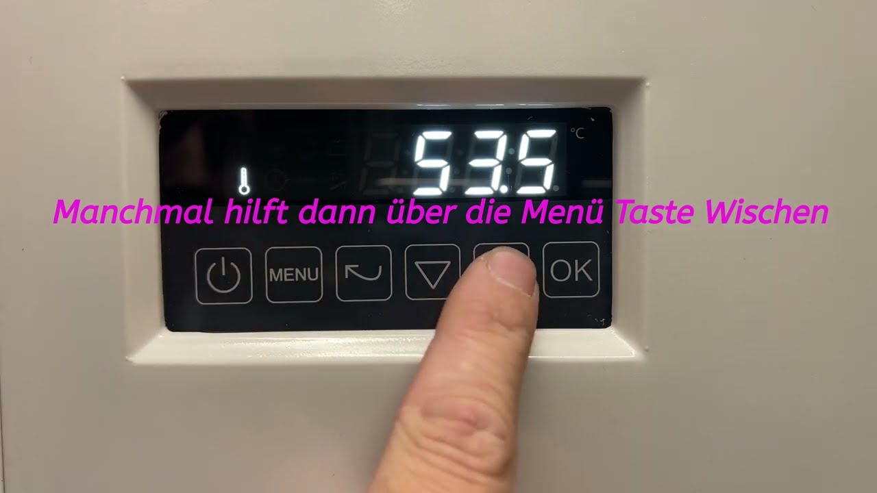 Bedienung W&auml;rmepumpe Ochsner Europa 333 Genius Display