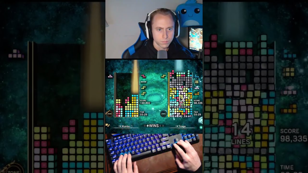 Tetris Effect! SHORTS Daily Wumbo Livestream 2-11-26